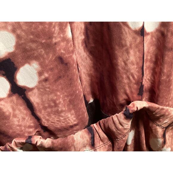 Malene Birger Maxi Dress ~ Eliah Silk Animal Print Shibori Look ~ Sz 38 - Picture 9 of 13